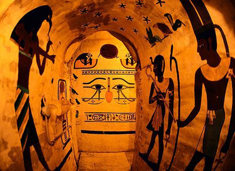 pinturas murais do antigo Egito
